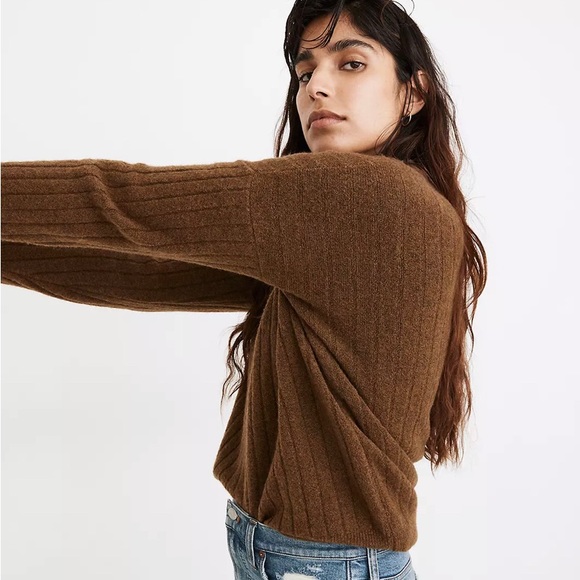 NWT | Madewell | Bowden Henley Sweater in Coziest Yarn - Picture 5 of 17